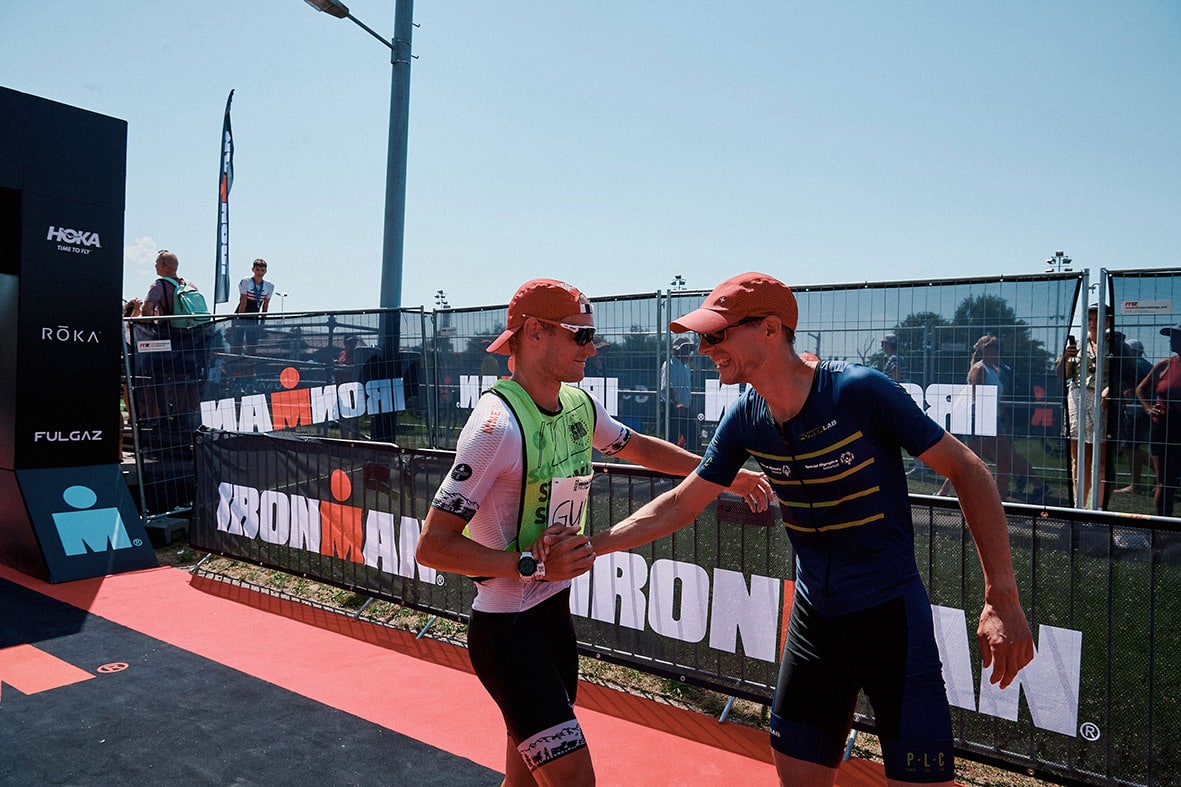 Ironman 2022 - Teilnehmer Patrick Nöthiger und Jan van Berkel