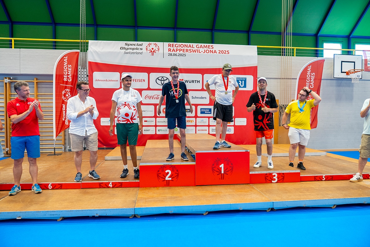 Sportler-Crew bei den Special Olympics Regional Games