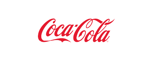 Coca-Cola Logo in roter Schrift
