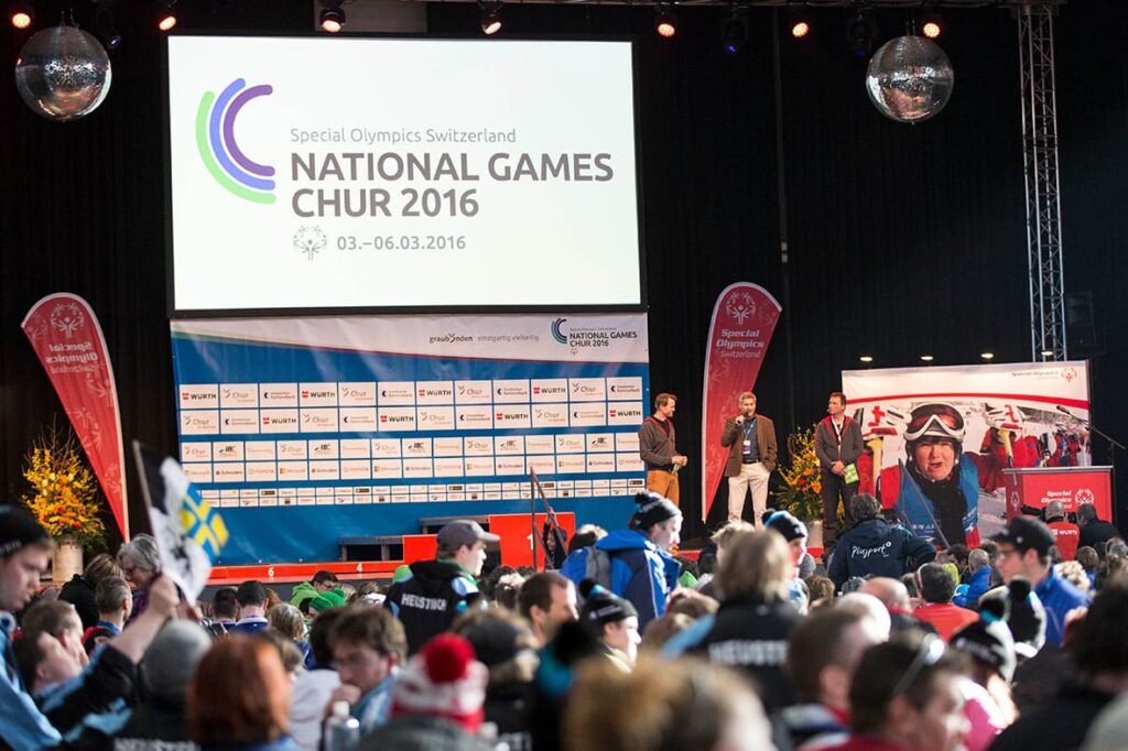 Eröffnungsfeier der Nationalspiele in Chur 2016
