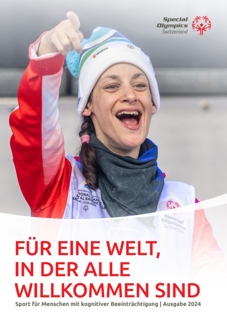 Sportler zeigt Freude bei den Special Olympics.