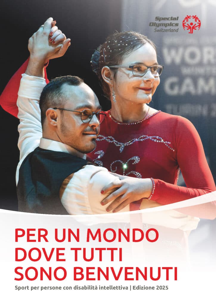 Coppia di ballerini agli Special Olympics