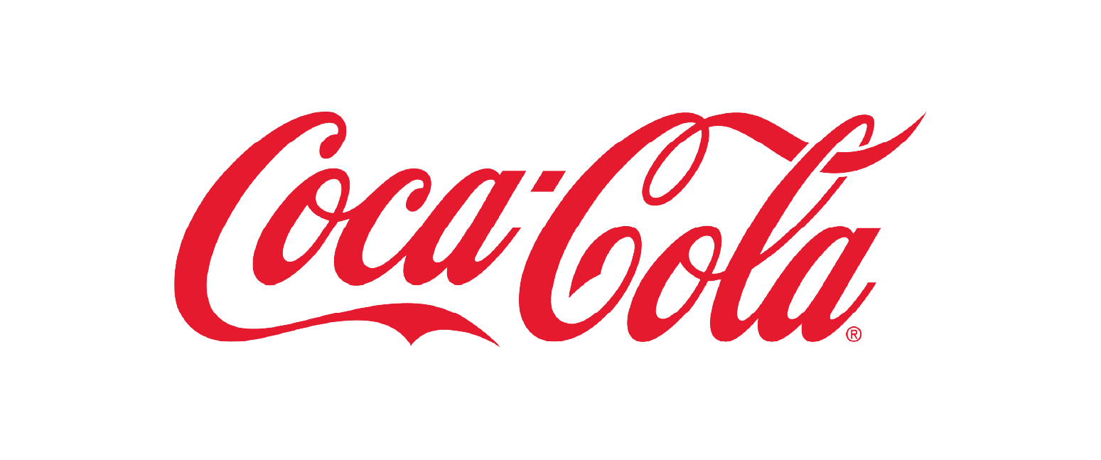 Coca-Cola-Logo in roter Schrift